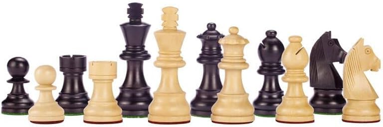GAENZA New Luxury Professional Chess, Wooden Chessboard and Chess Piece, Portable Travel Chess Set, Board Games for Kids and Adults Toys