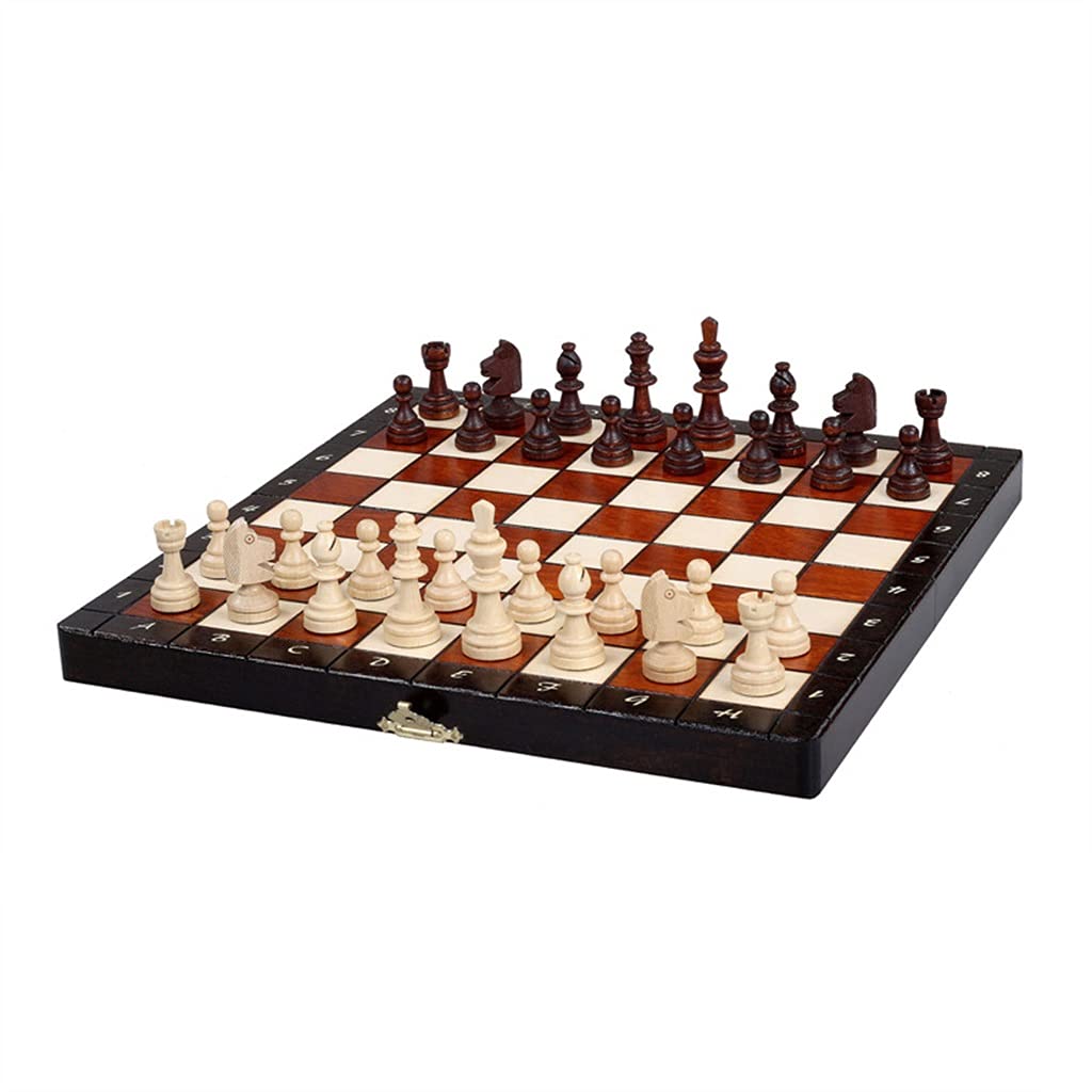 Folding Magnetic Chess Board International Chess Set with Storage Game Toy Set for Travel Party Game Gift Decoration
