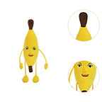 Banana Plush Toy Hugging Plush Toy with Sound Sofa Ornaments Room Decoration Stuffed Pillow Cartoon Plush Doll for Holiday, 70cm