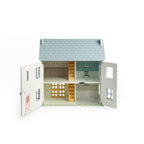Bigjigs Toys Summer Cottage Dollhouse - Wooden Dollhouse Playset for Toddlers & Children, Toddler Pretend Play Houses, Gifts for Children, Age 3+ Years