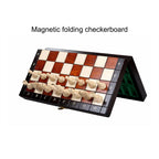 Folding Magnetic Chess Board International Chess Set with Storage Game Toy Set for Travel Party Game Gift Decoration