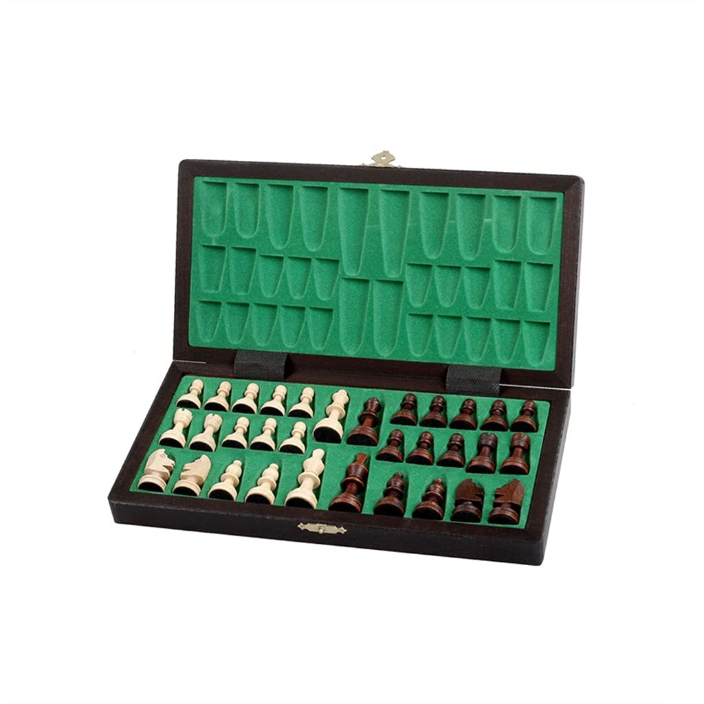 Folding Magnetic Chess Board International Chess Set with Storage Game Toy Set for Travel Party Game Gift Decoration
