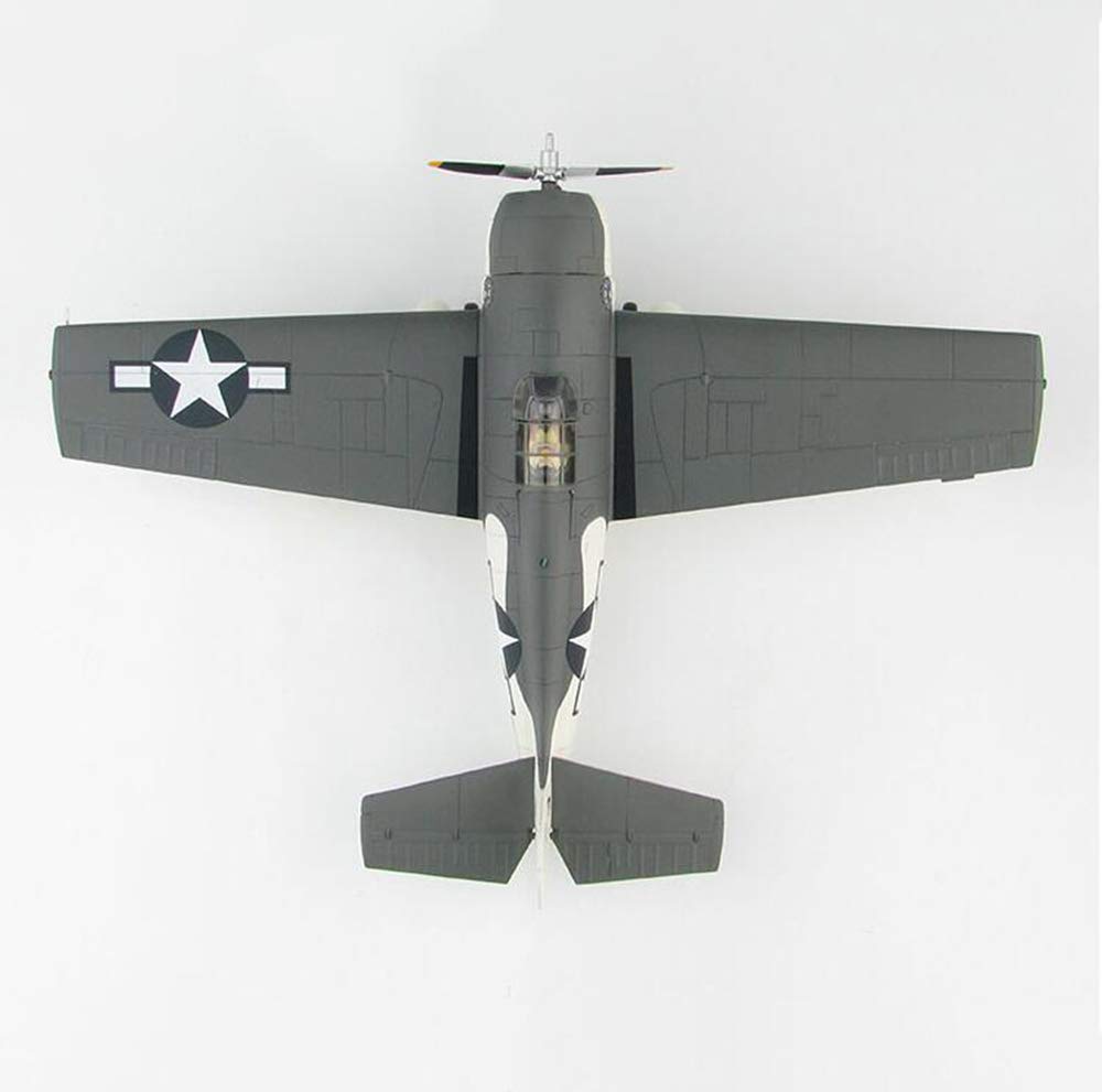 CMO Military Fighter Alloy Die Cast Model, 1/48 Scale Grumman F4F-4 Wildcat Fighter USAF Model, Adult Toys and Decorations, 7.1Inch X 9.4Inch
