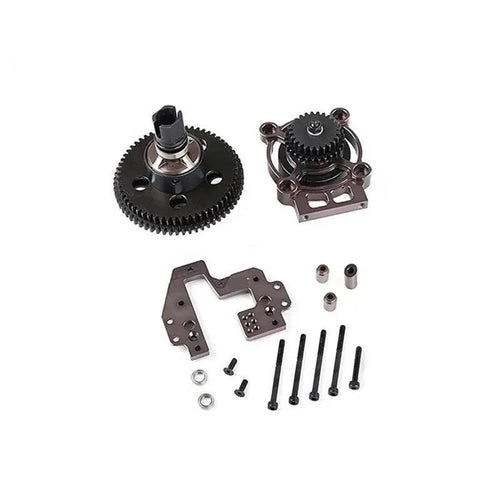 Alloy 24T 63T and 29T 58T 2 Speed Transmission Gear Set Fit for 1/5 Scale ROFUN ROVAN F5 MCD XS5 RR5 Rc Car Toy Game Parts No Plug