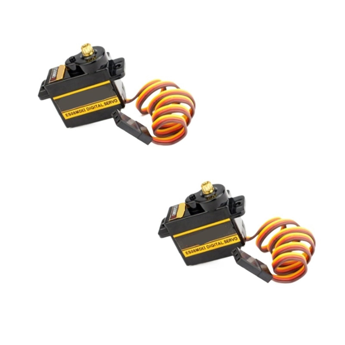 ES08MD II 12g Mini Digital Servo - Metal Gear High Torque (4.8-6V) for RC Car/Plane/Robot & STEM Toys(4 PCS)