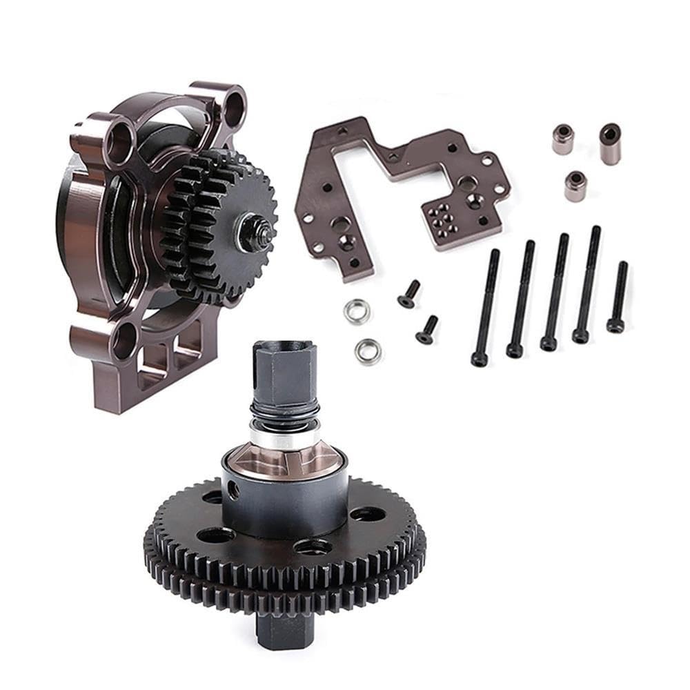 Alloy 24T 63T and 29T 58T 2 Speed Transmission Gear Set Fit for 1/5 Scale ROFUN ROVAN F5 MCD XS5 RR5 Rc Car Toy Game Parts No Plug