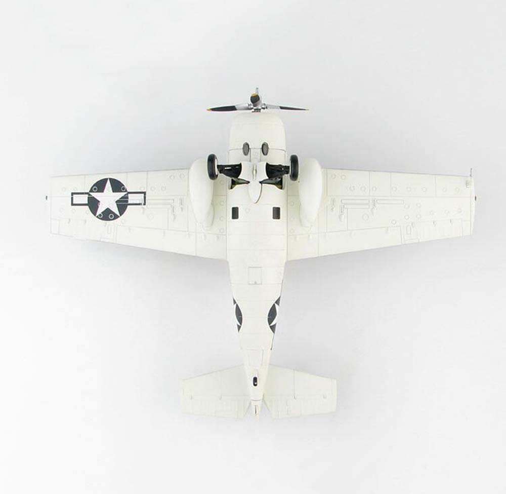 CMO Military Fighter Alloy Die Cast Model, 1/48 Scale Grumman F4F-4 Wildcat Fighter USAF Model, Adult Toys and Decorations, 7.1Inch X 9.4Inch