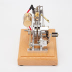 Full Metal Engine Model Kit that Works, Mini Hoglet Single-Cylinder Four-Stroke Gasoline Engine Model for Motorcycles, Science Experiment Model, Kids Adult Toys