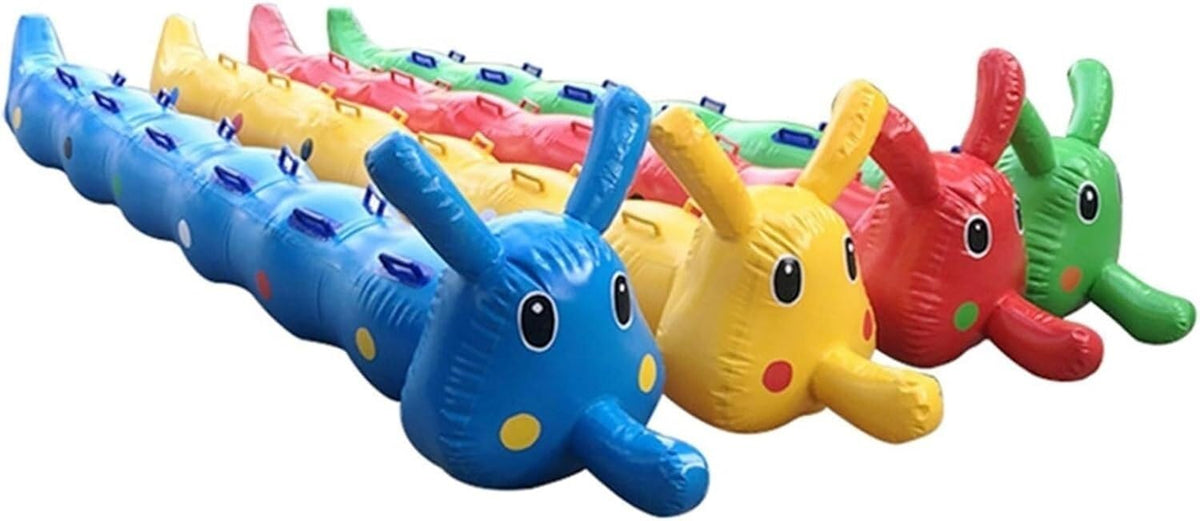 Inflatable Toy Team-Based Cooperative Sports Game 1-Piece Set(Yellow,10 Seats)