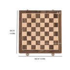 Children's Wooden Chess Adult Portable Travel Chess Set Puzzle Interactive Toy Friends Holiday Best Gifts Chess Set