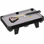 Colaxi Children Billiards Game Tabletop Toy with Ball Set Cues Triangle Frame and Resin Material for Family Interaction and Entertainment Suitable for Holiday Gatherings