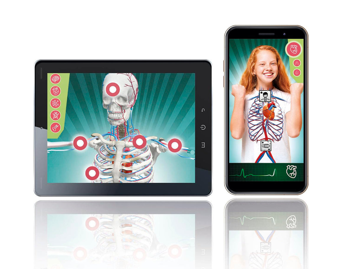 Clementoni Superanatomy - Scientific Anatomy Toy with Dedicated App and Augmented Reality, Discovering the Human Body, Ages 8+, Toy in Spanish (55509)
