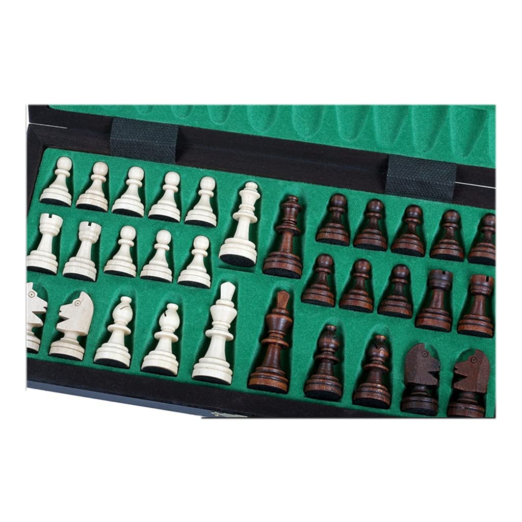Folding Magnetic Chess Board International Chess Set with Storage Game Toy Set for Travel Party Game Gift Decoration