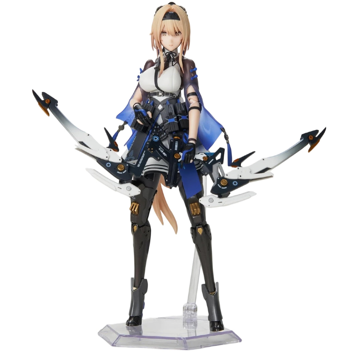 APEX Arctech Punishing Gray Raven Liv Solaeter 1/7 270mm Action Figure Highly Articulated Collectible Game Character Statue, Premium PVC Model Display Base,Desktop Decoration and Gift