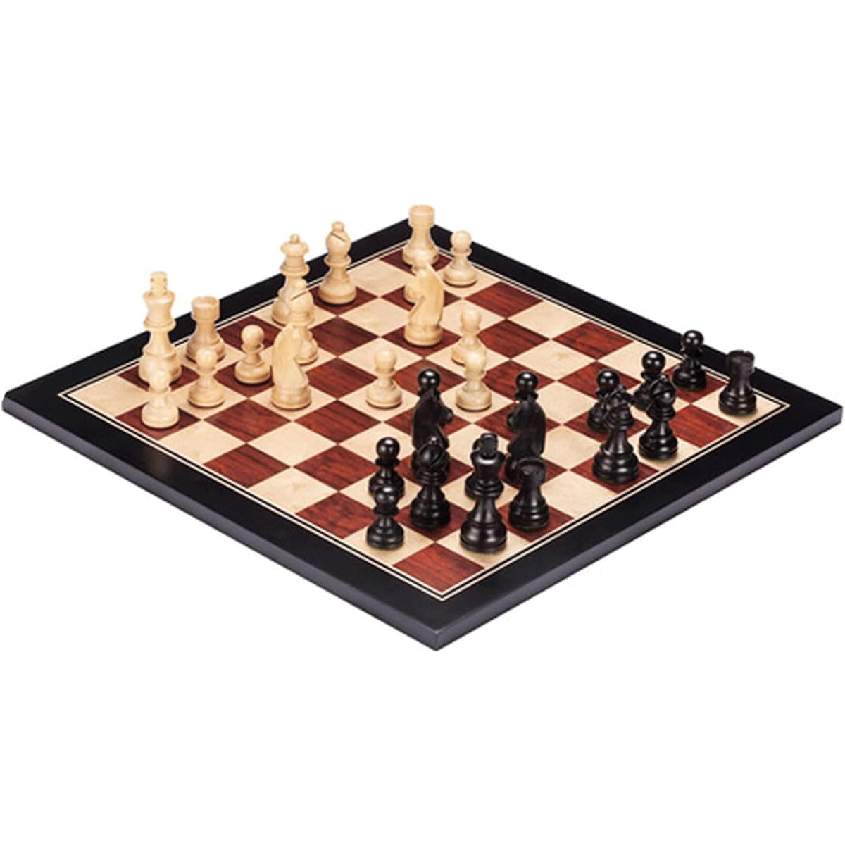 GAENZA New Luxury Professional Chess, Wooden Chessboard and Chess Piece, Portable Travel Chess Set, Board Games for Kids and Adults Toys