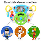 AMOSTING Ride On Car Toy for Toddlers, Pretend Play Driving