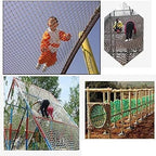 Climbing Net, Indoor Gym, Rope Cargo Playground Hammock Tree House Toys(2 * 4m(6.6 * 12.12ft))