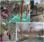 Climbing Net, Indoor Gym, Rope Cargo Playground Hammock Tree House Toys(2 * 4m(6.6 * 12.12ft))