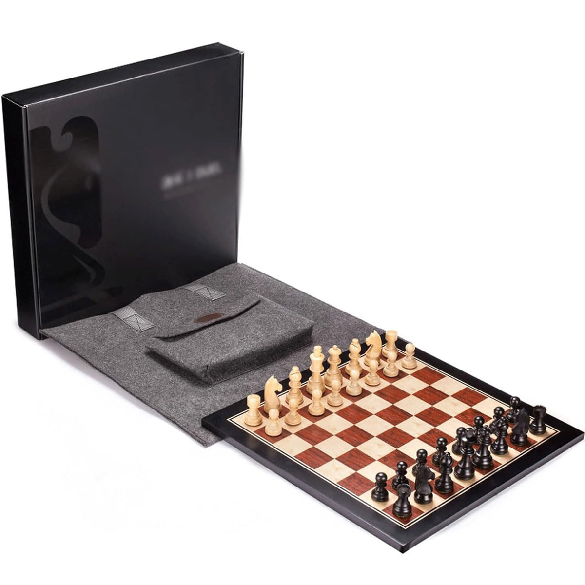 GAENZA New Luxury Professional Chess, Wooden Chessboard and Chess Piece, Portable Travel Chess Set, Board Games for Kids and Adults Toys