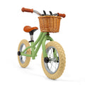 Bigjigs Toys Cream Balance Bike with Basket - Pedal-Free Toddler Bikes, Training Bicycles, Learning Cycling, Fun Outdoor Activity, Gifts for Children Aged 3+