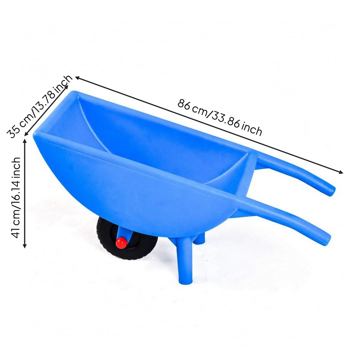 Children Play Vehicle Kids Push Cart Toy Handcart Wagon Trolley with Long Handles and Lightweight Body for Active Play and Motor Skills Suitable for Backyard Sandbox playroom, Blue