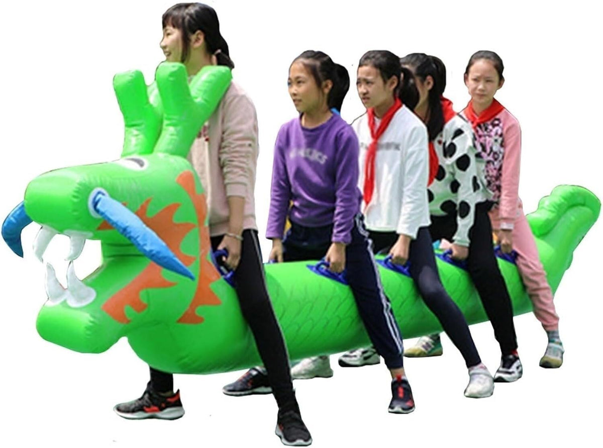 Inflatable Lawn Game - Outdoor Carnival Party Sports Toy for Multiplayer Fun(6 Seats)