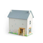 Bigjigs Toys Summer Cottage Dollhouse - Wooden Dollhouse Playset for Toddlers & Children, Toddler Pretend Play Houses, Gifts for Children, Age 3+ Years