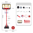 Basketball Hoop and Ball Set Kids Basketball Goal Family Game Indoor Outdoor Sport Toys Girls Kids Birthday Gifts