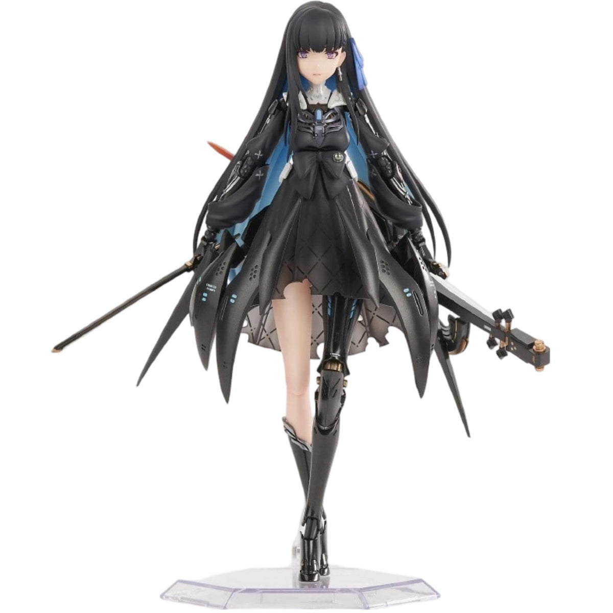 APEX Arctech Punishing Gray Raven Liv Solaeter 1/7 270mm Action Figure Highly Articulated Collectible Game Character Statue, Premium PVC Model Display Base,Desktop Decoration and Gift