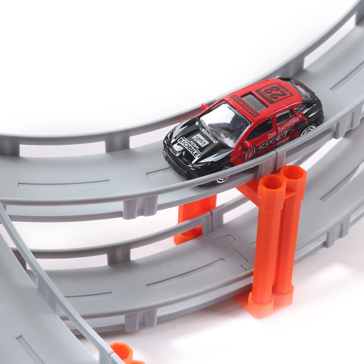 Assembly Track Toy Set with 9 Cars for Kids (CM557-50 Racing car)