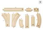 BRIO 33984 Animal Farm Train Set and 33402 Expansion Pack Intermediate - Wooden Toy Train Sets for Kids | Motor Skill Development | FSC-Certified