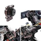 Alloy 24T 63T and 29T 58T 2 Speed Transmission Gear Set Fit for 1/5 Scale ROFUN ROVAN F5 MCD XS5 RR5 Rc Car Toy Game Parts No Plug