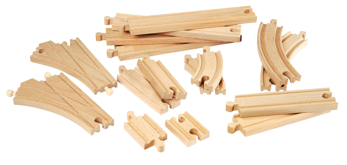 BRIO 33984 Animal Farm Train Set and 33402 Expansion Pack Intermediate - Wooden Toy Train Sets for Kids | Motor Skill Development | FSC-Certified