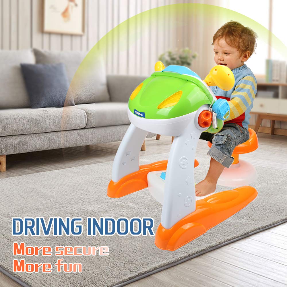 AMOSTING Ride On Car Toy for Toddlers, Pretend Play Driving