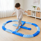 20 Pieces Textured Balance Training Course Anti-Slip Sensory Stepping Stones Set Indoor Outdoor Active Play Toy for Young Children, Style D