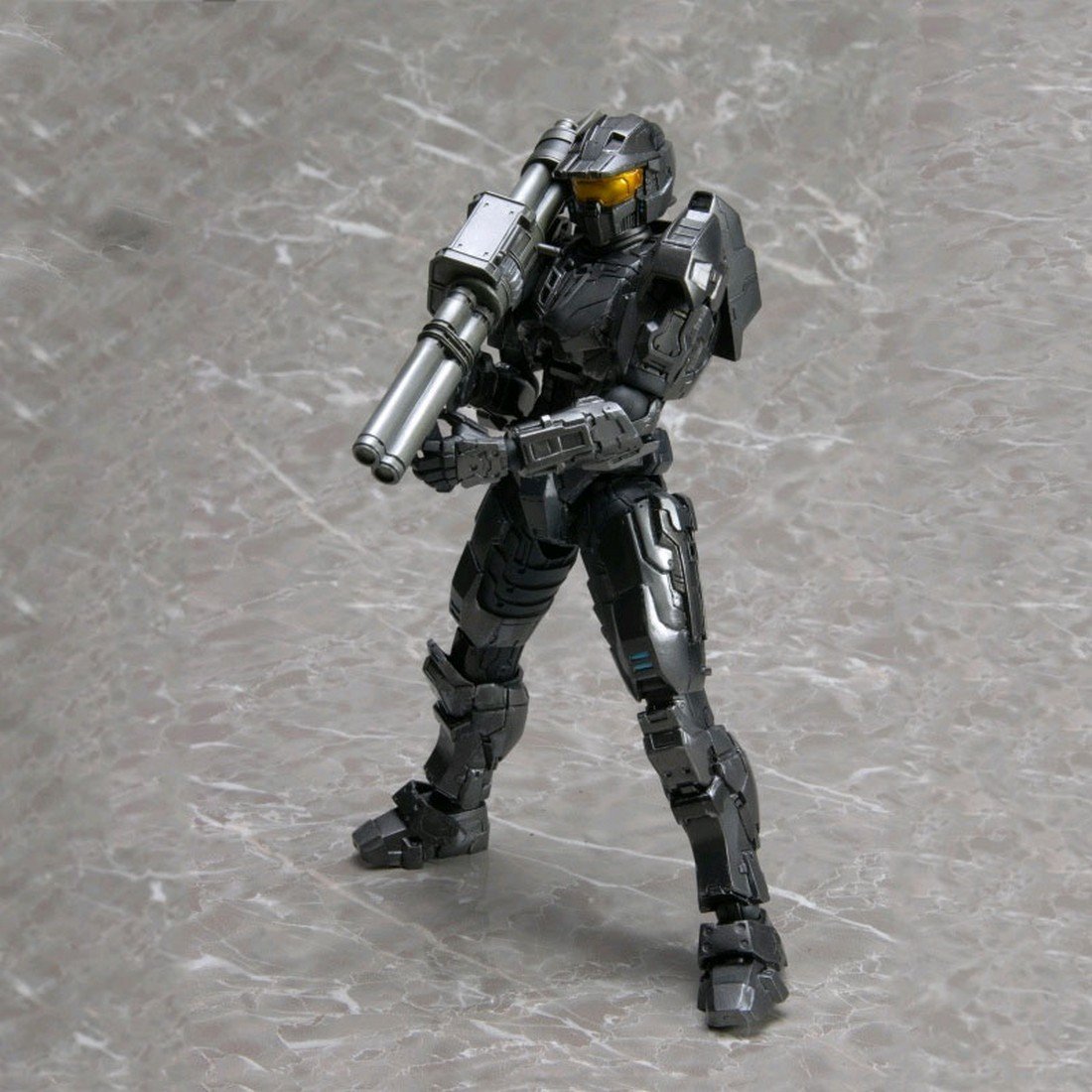 Halo Reach Play Arts New York Comic Con 2011 Exclusive Action Figure Spartan Mark V Silver