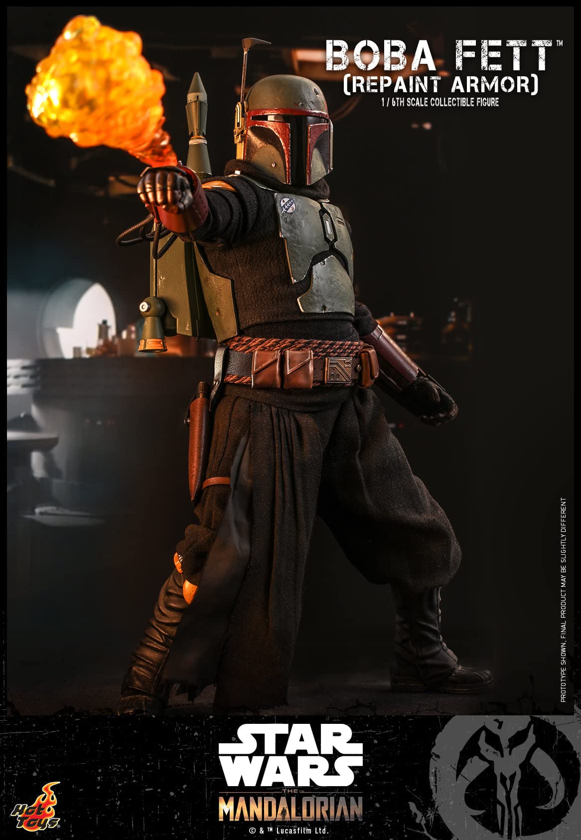 Boba Fett Repaint Armor - The Mandalorian - Sixth Scale - Hot Toys