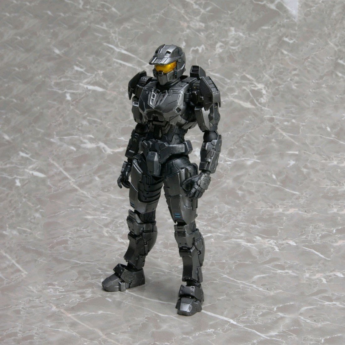 Halo Reach Play Arts New York Comic Con 2011 Exclusive Action Figure Spartan Mark V Silver