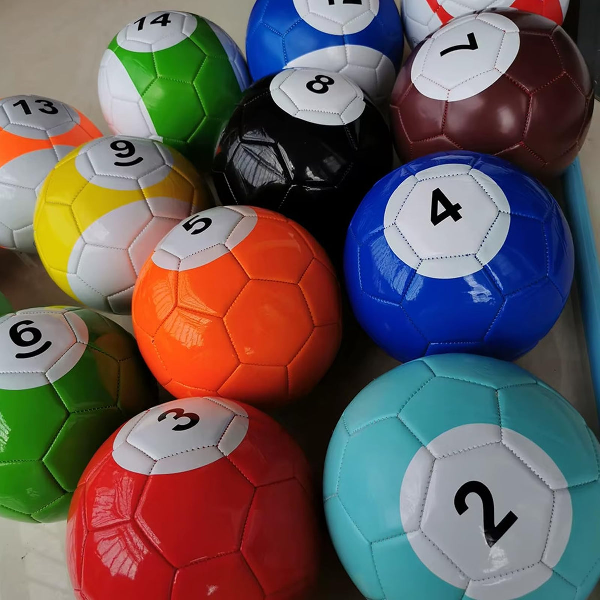 16 Pcs Snooker Balls Soccer Table Game Street Ball Huge Billiards Football for Pool Ball Toy Sport Inflatable,Football Pool Kick Billiards Set