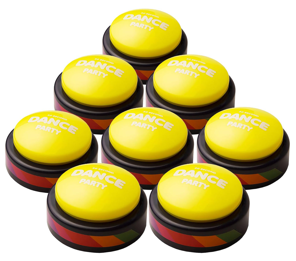 Button - Light & Sound Toy for Kids & Adults - 8 Pack