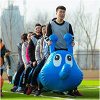 Fun Games Inflatable Toys Equipment Team Building 1pc(Blue,10 Seats)