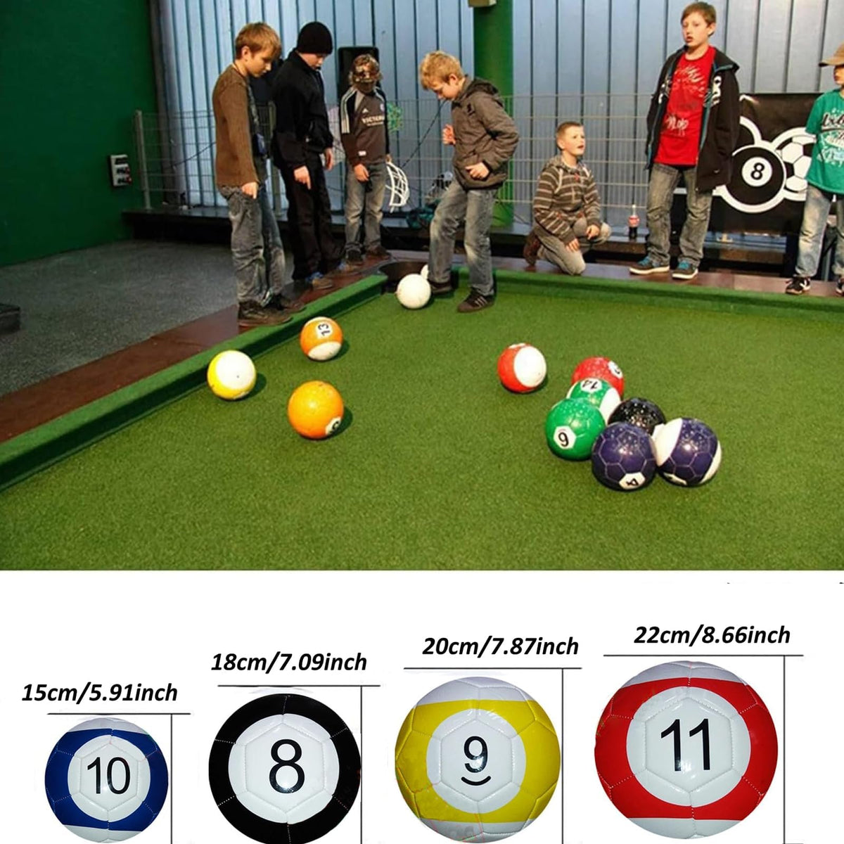 16 Pcs Snooker Balls Soccer Table Game Street Ball Huge Billiards Football for Pool Ball Toy Sport Inflatable,Football Pool Kick Billiards Set