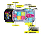 Dickie Toys - Beat Hero 203767001 +3 Years Car with Music Console, 22 Sounds, LED Lights, 3 Game Modes, Streat n Beatz