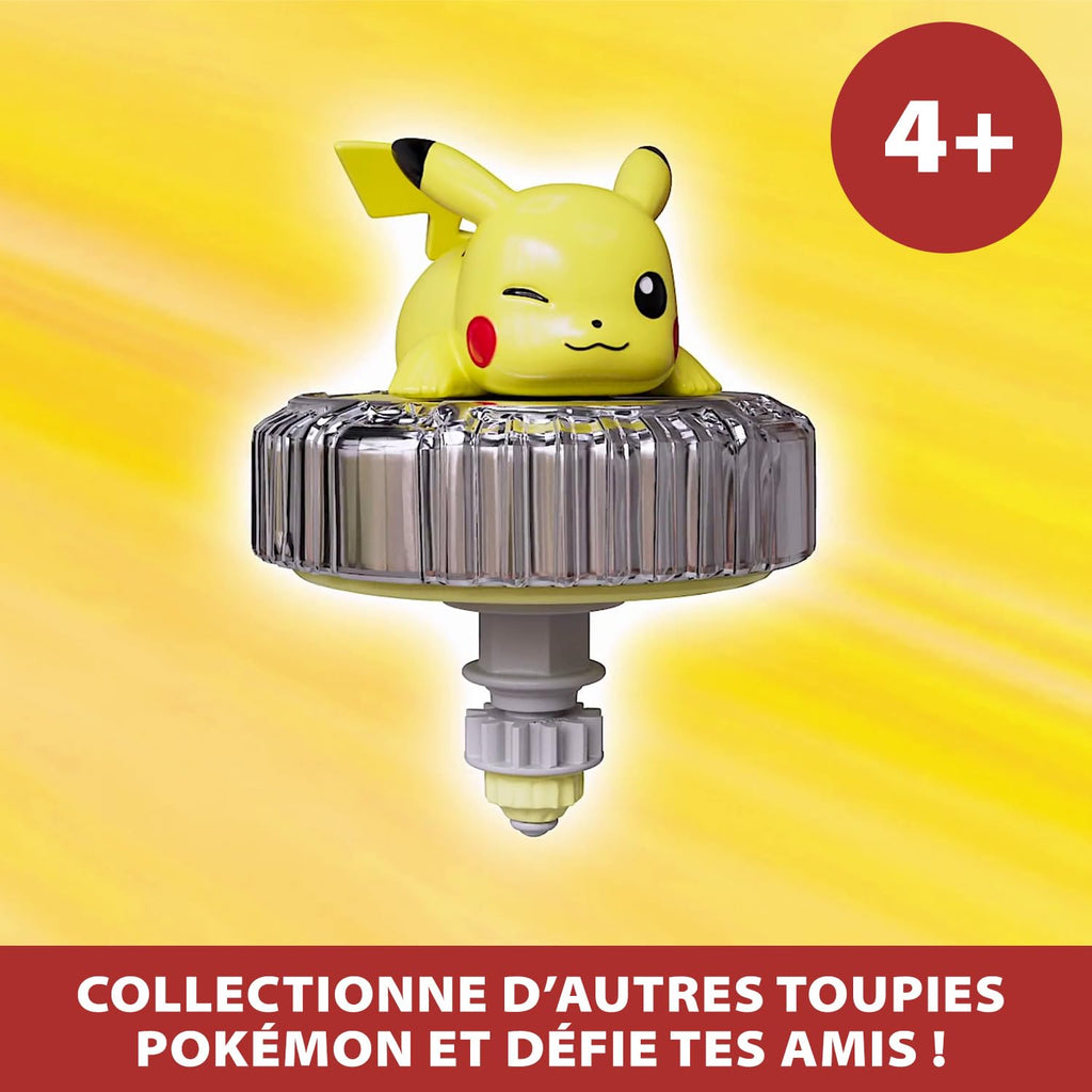 Bandai Pokémon - Arena Pack + 2 Spinners Included - Pokémon Arena + 2 Pokémon Launchers + 2 Pikachu and Mew Spinning Tops - Multiplayer Pokémon Combat Game - Children's Toy 4 Years and +