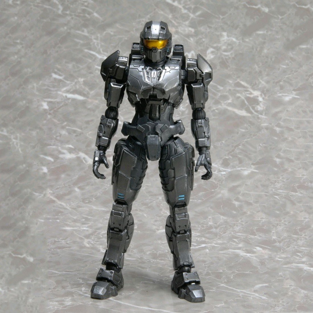 Halo Reach Play Arts New York Comic Con 2011 Exclusive Action Figure Spartan Mark V Silver