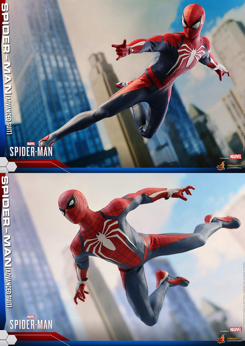 Hot Toys Spider-Man Advanced Suit 1/6 Sixth Scale Figure Marvel Video Game Masterpiece Series Action Figure