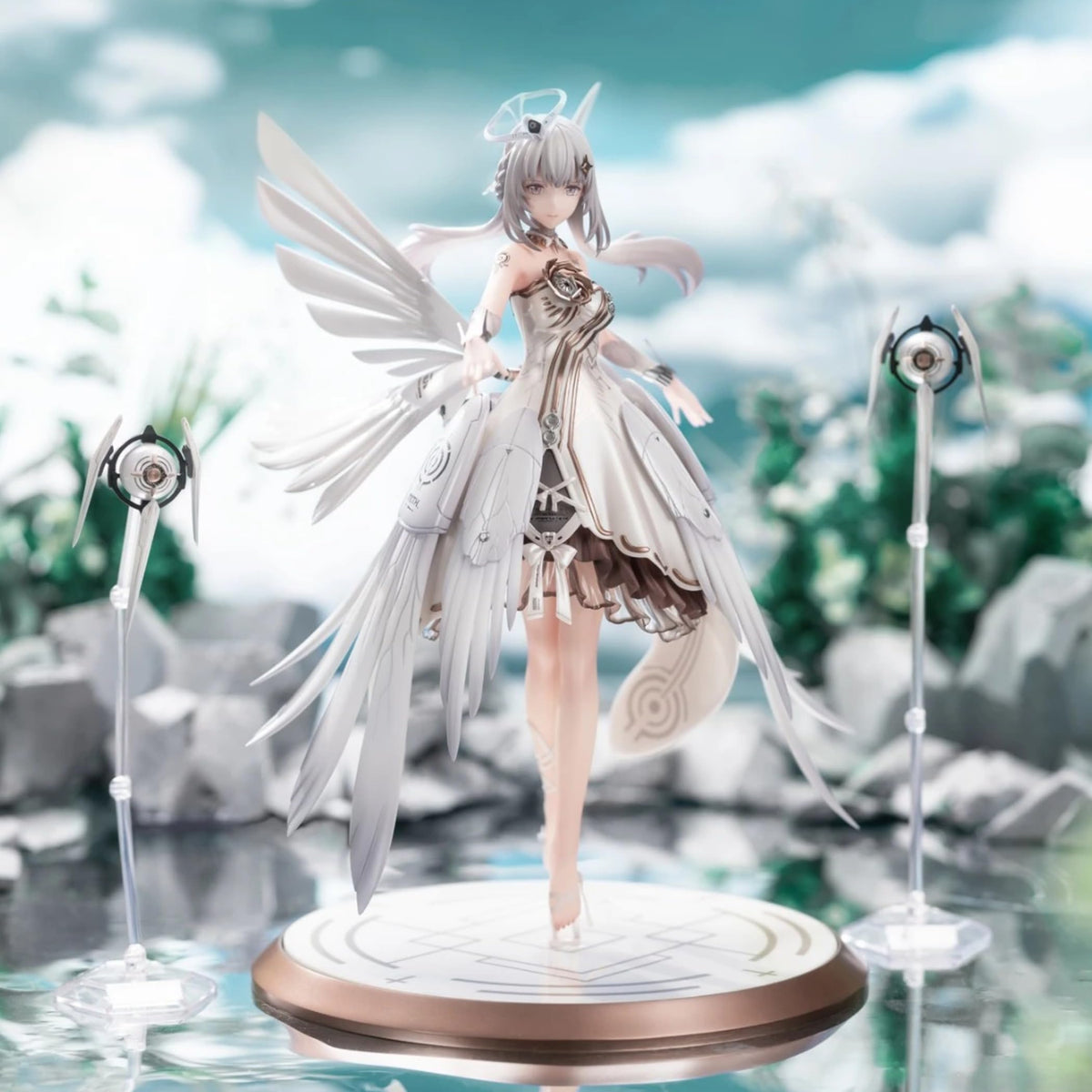 APEX Arctech Punishing Gray Raven Liv Solaeter 1/7 270mm Action Figure Highly Articulated Collectible Game Character Statue, Premium PVC Model Display Base,Desktop Decoration and Gift