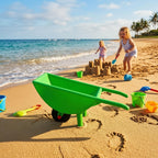 Children Play Vehicle Kids Push Cart Toy Handcart Wagon Trolley with Long Handles and Lightweight Body for Active Play and Motor Skills Suitable for Backyard Sandbox playroom, Blue