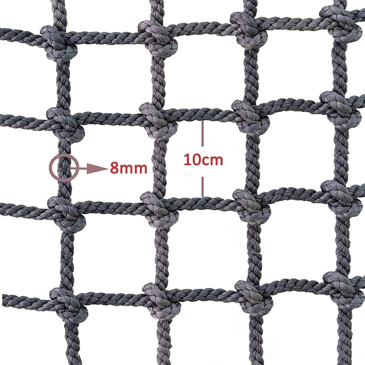 Climbing Cargo Net, Outdoor Rope, Physical Training for Sports Fitness Toys(2 * 4m)
