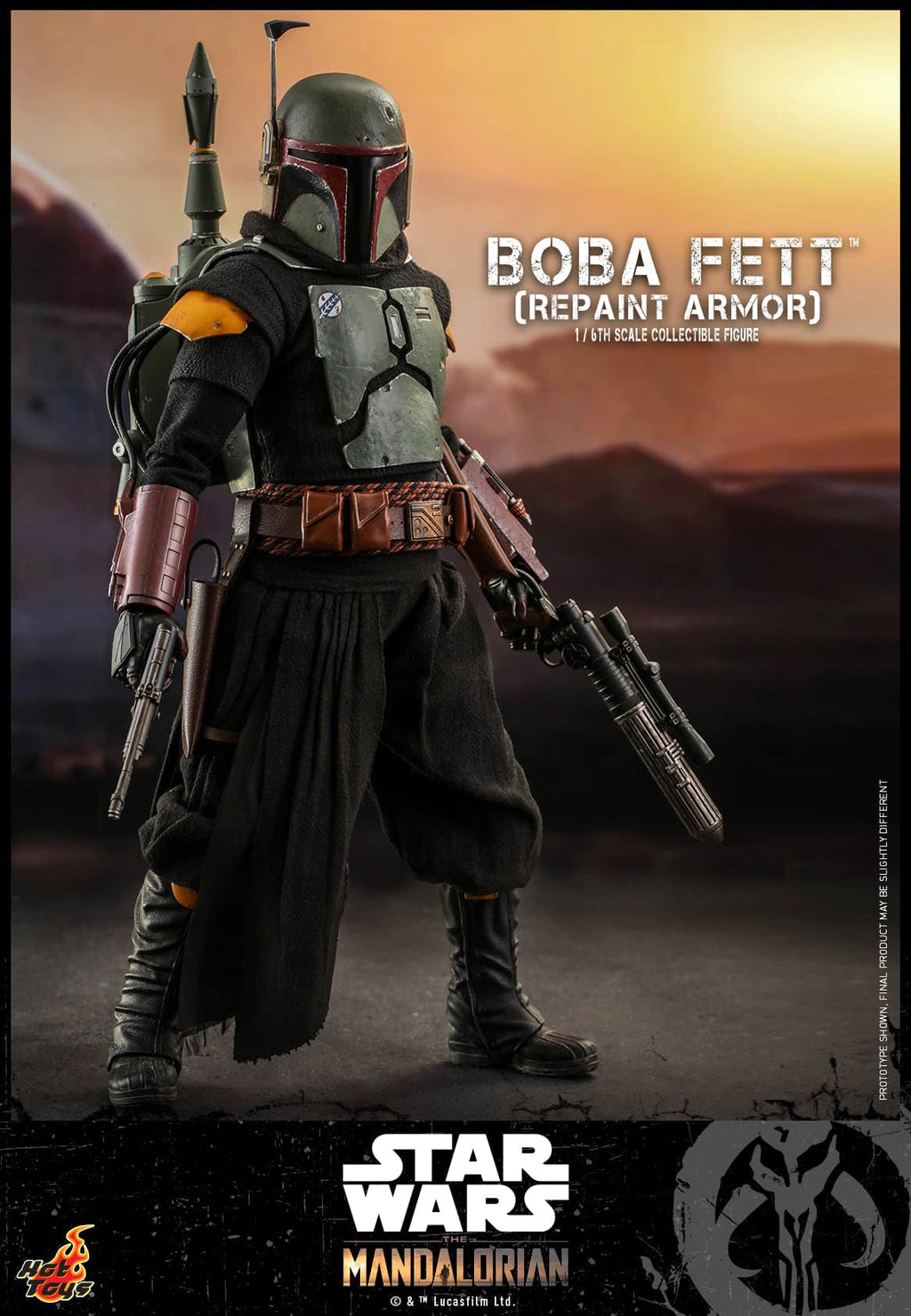 Boba Fett Repaint Armor - The Mandalorian - Sixth Scale - Hot Toys